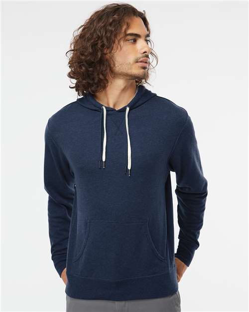 Independent Trading Co. PRM90HT Unisex Midweight French Terry Hooded Sweatshirt in Navy Heather