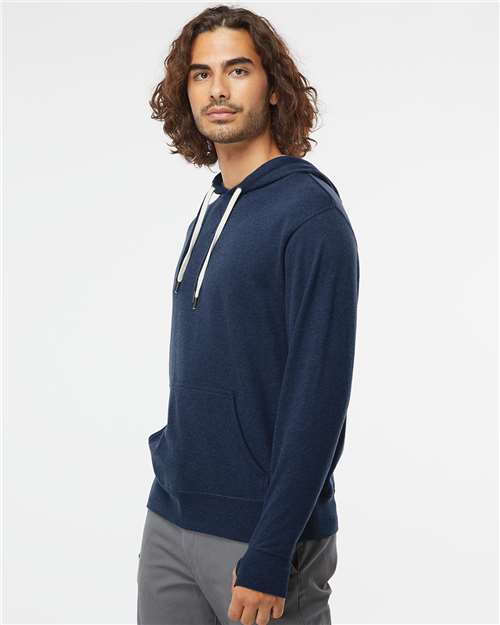 Independent Trading Co. PRM90HT Unisex Midweight French Terry Hooded Sweatshirt in Navy Heather