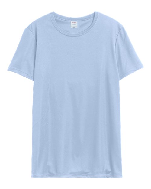 Hanes 4830 Women's Cool DRI Performance T-Shirt in Light Blue