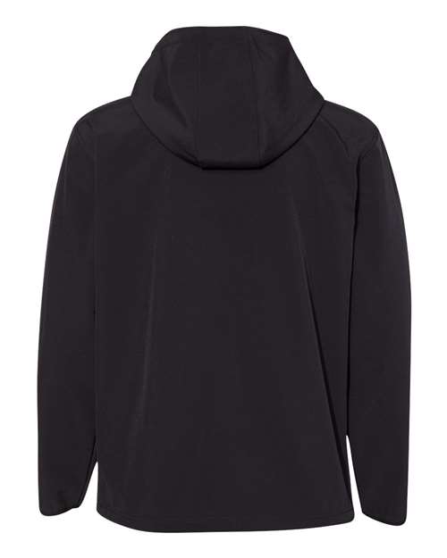 Independent Trading Co. EXP35SSZ Men's Poly-Tech Soft Shell Jacket in Black