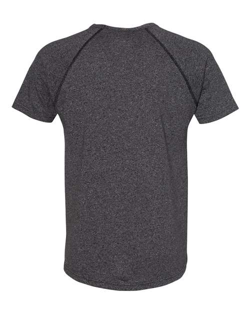 Next Level 2050 Men's Mock Twist Raglan Tee in Black