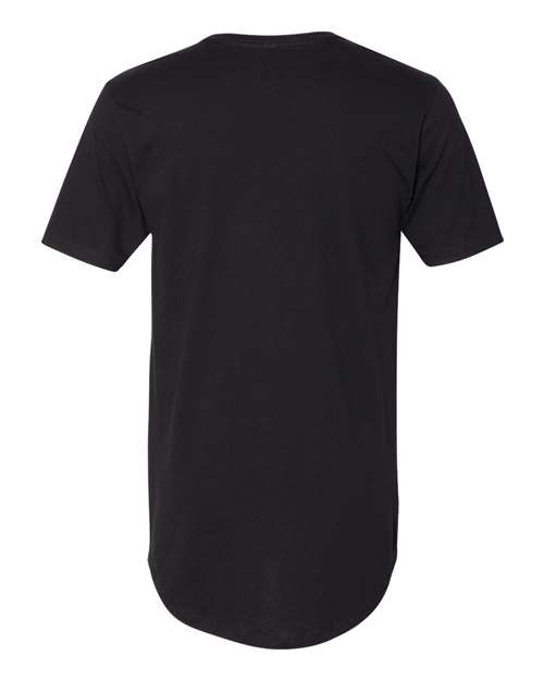 Next Level 3602 — Unisex Cotton Long Body Tee in Black
