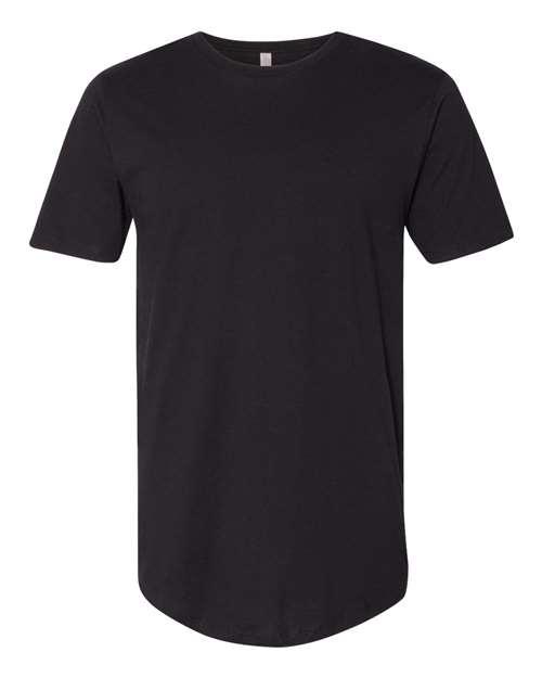 Next Level 3602 Unisex Cotton Long Body Tee in Black