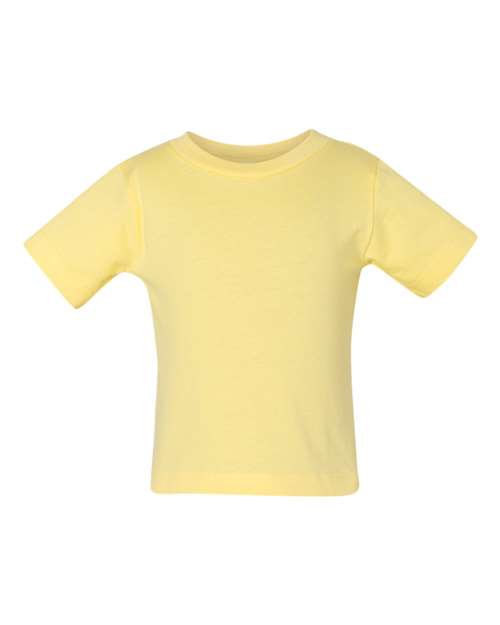 BELLA + CANVAS 3001B Infant Jersey Tee in Yellow