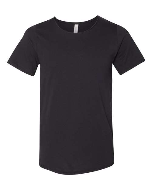 BELLA + CANVAS 3014 Unisex Raw Neck Tee in Black