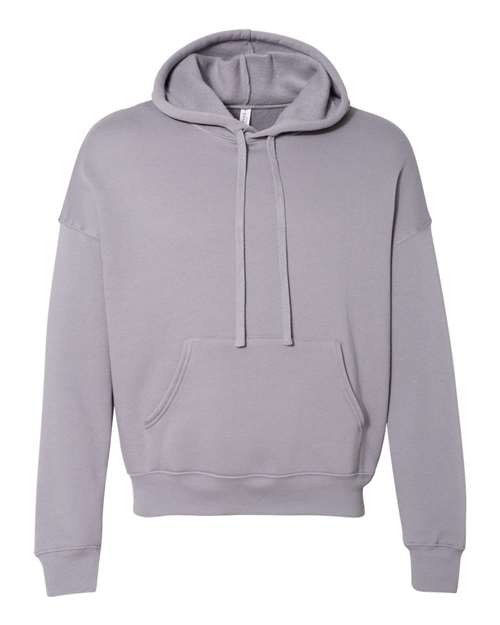 BELLA + CANVAS 3729 Unisex Sponge Fleece Drop Shoulder Hoodie Sweatshirt in Storm