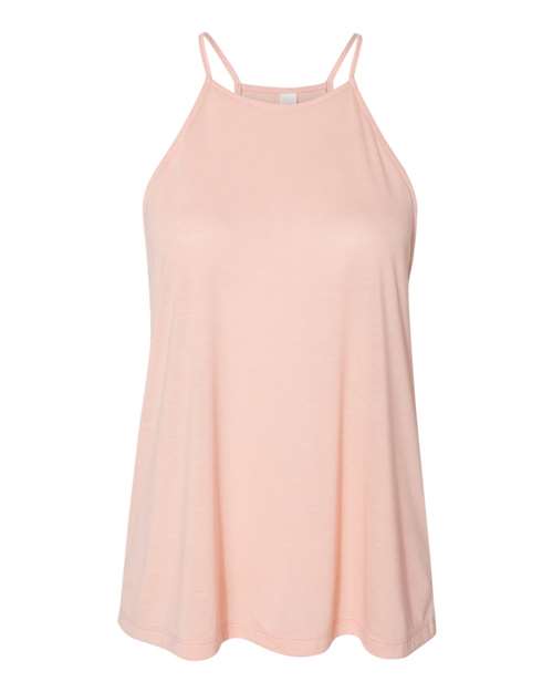 BELLA + CANVAS 8809 Women's Flowy High-Neck Tank in Peach