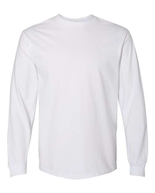 Gildan H400 Unisex Hammer Long Sleeve T-Shirt in White