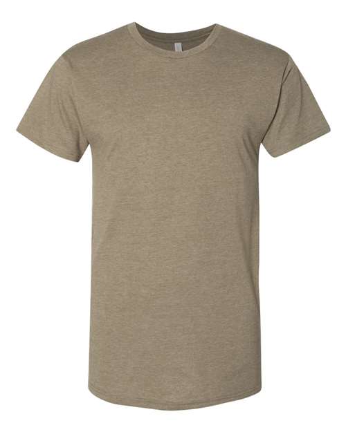 BELLA + CANVAS 3006 Men's Long Body Urban Tee in Heather Olive