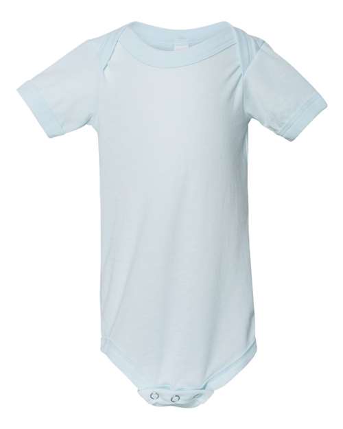BELLA + CANVAS 134B Infant Triblend One Piece in Ice Blue Triblend