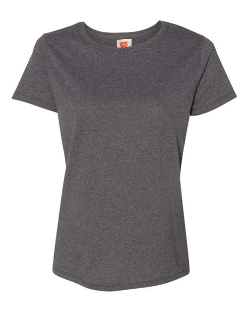 Hanes 5680 Women's Essential-T T-Shirt in Charcoal Heather