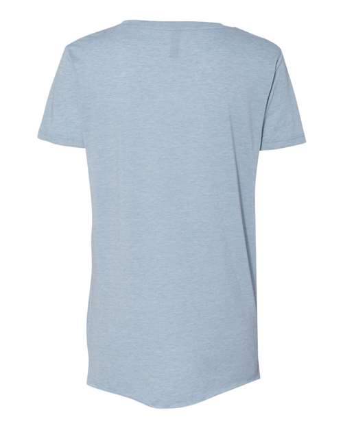 Next Level 5030 Women's Festival Scoop Neck Tee in Stonewash Denim