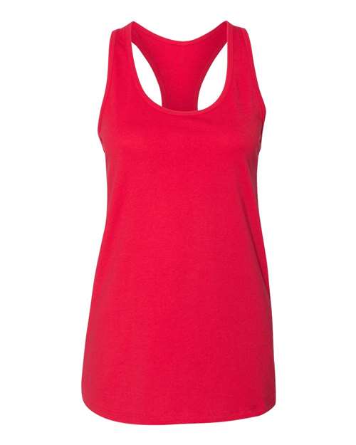 BELLA + CANVAS 6008 Women's Jersey Racerback Tank in Red