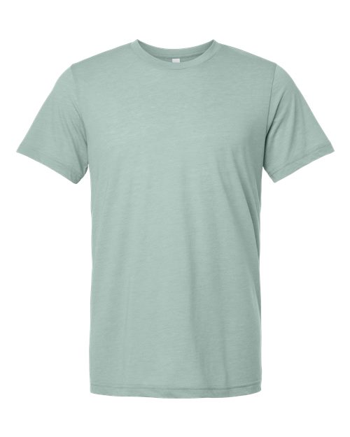 BELLA + CANVAS 3413 Triblend Tee in Dusty Blue Triblend