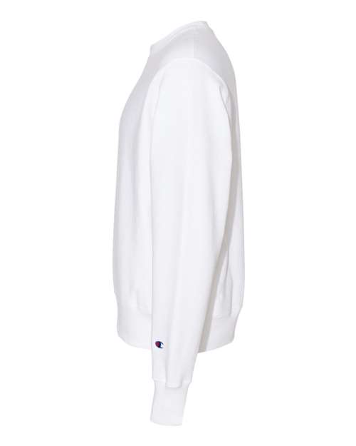 Champion S149 Unisex Reverse Weave Crewneck Sweatshirt in White
