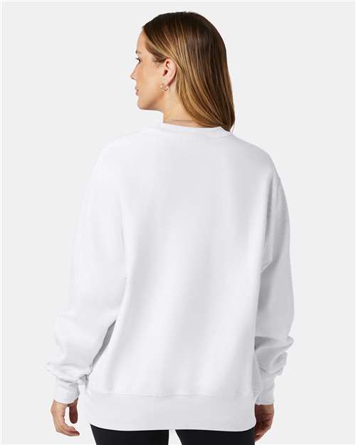 Champion S149 Unisex Reverse Weave Crewneck Sweatshirt in White