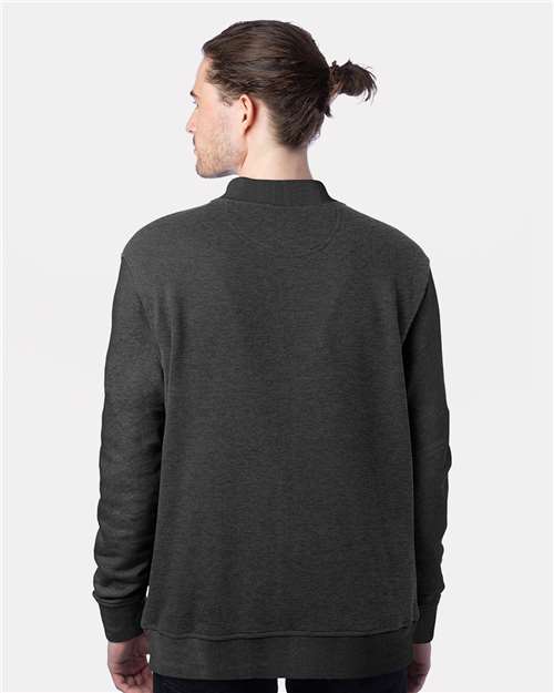 Champion CO100 Unisex Bomber Jacket in Charcoal Heather