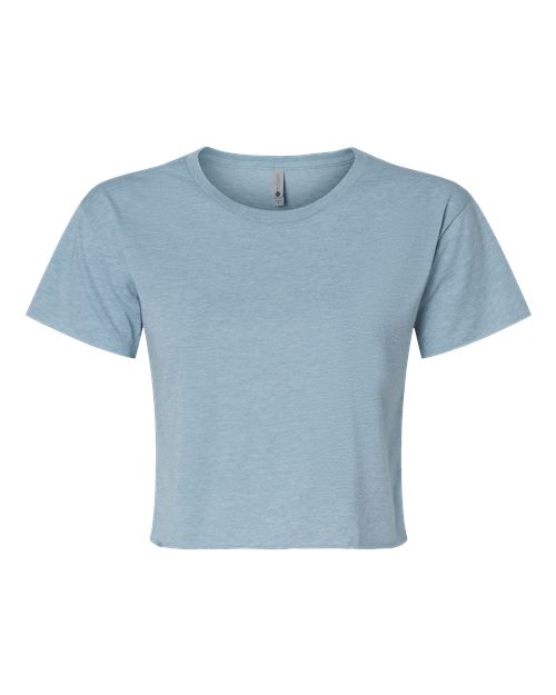 Next Level 5080 Women's Festival Crop Top in Stonewash Denim