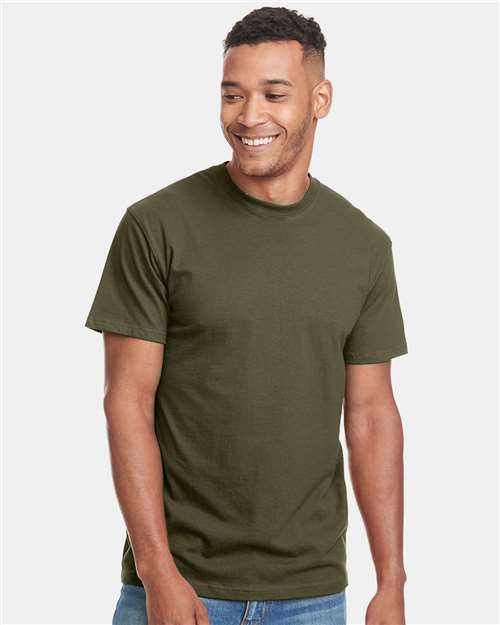 Next Level 7410S Unisex Power Crew Tee in Military Green