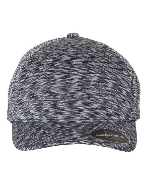 Flexfit 280 Delta Seamless Unipanel Cap in Melange Navy
