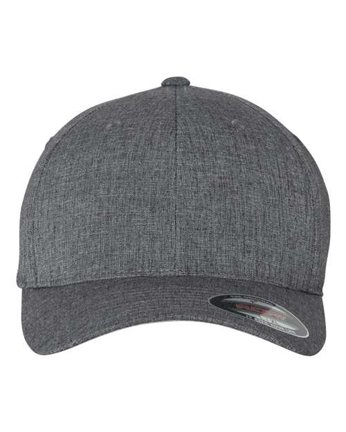Flexfit 6350 Heatherlight Mélange Cap in Dark Grey
