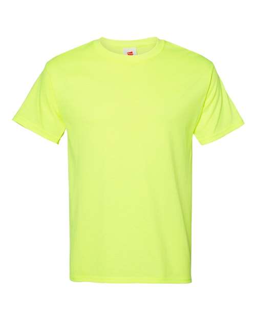 Hanes 5170 Unisex EcoSmart T-Shirt in Safety Green