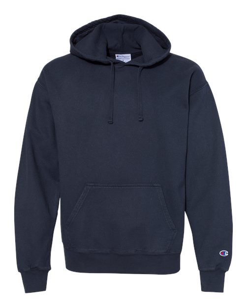 Champion CD450 Unisex Garment-Dyed Hooded Sweatshirt in Navy