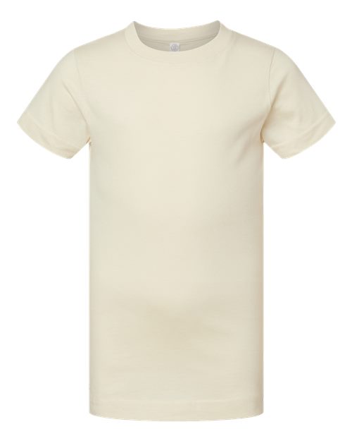 LAT 2616 Girls' Fine Jersey Tee in Natural