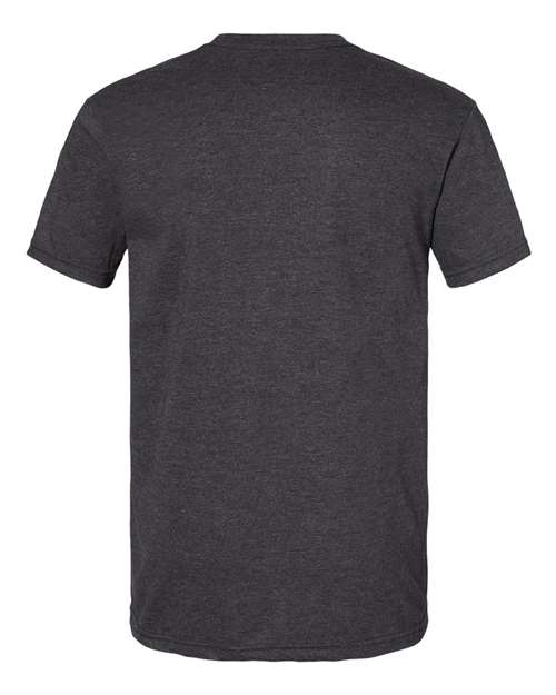 Gildan 64000CVC Unisex Softstyle CVC T-Shirt in Pitch Black Mist