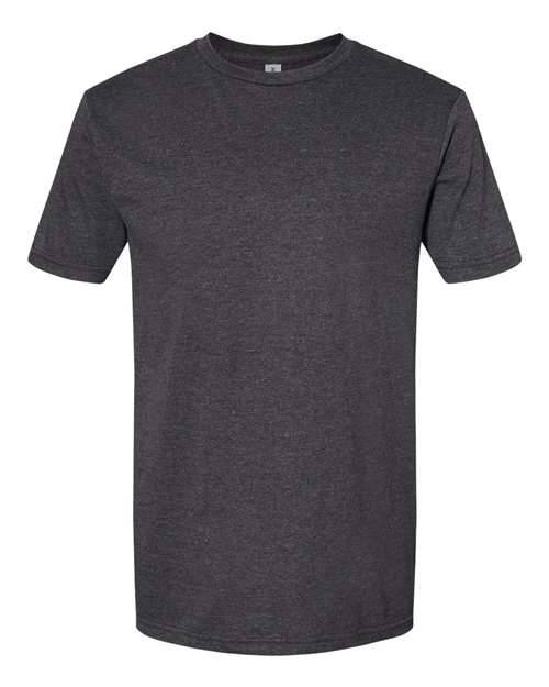 Gildan 64000CVC Unisex Softstyle CVC T-Shirt in Pitch Black Mist