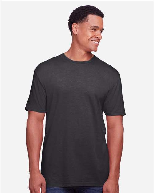 Gildan 64000CVC Unisex Softstyle CVC T-Shirt in Pitch Black Mist