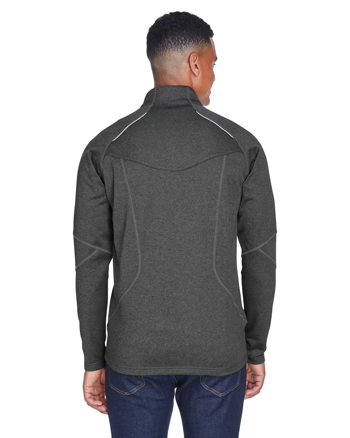 88174 North End Gravity Men's Performance Fleece J CARBON HEATHER