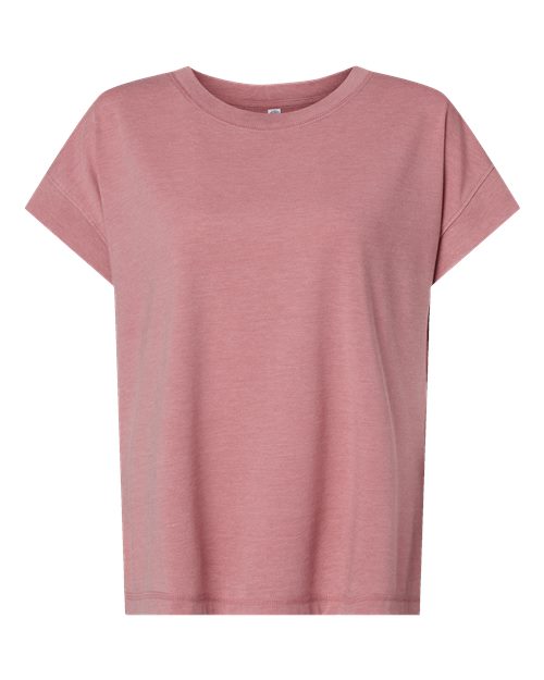 LAT 3502 Women's Vintage Wash Tee in Washed Mauvelous
