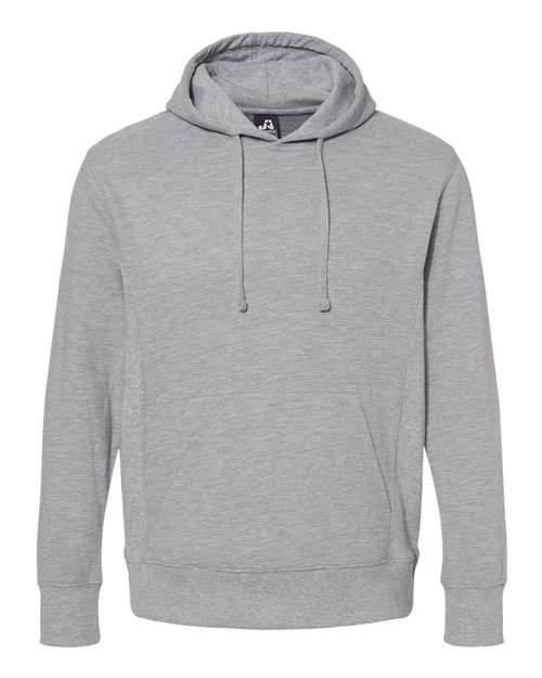 J. America 8706 Men's Ripple Fleece Hooded Sweatshirt in Oxford