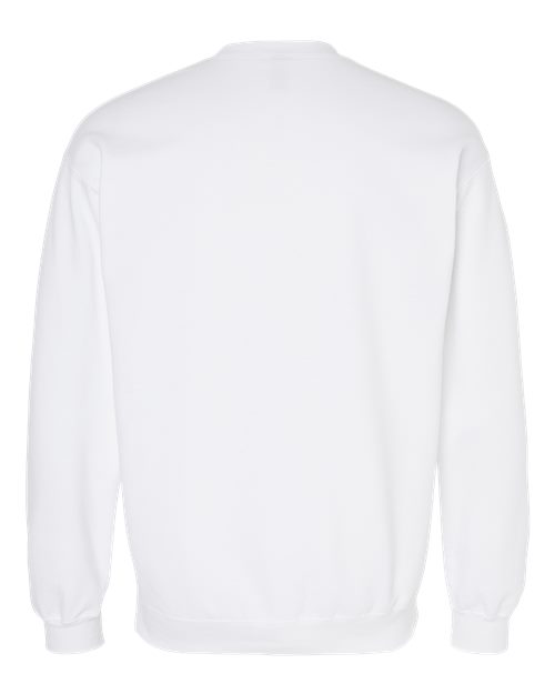 Gildan SF000 Unisex Softstyle Midweight Crewneck Sweatshirt in White