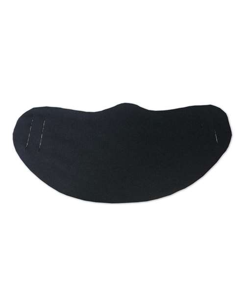 BELLA + CANVAS ST323 Lightweight Fabric Face Mask - CVC 52/48 Cotton/Poly in Black