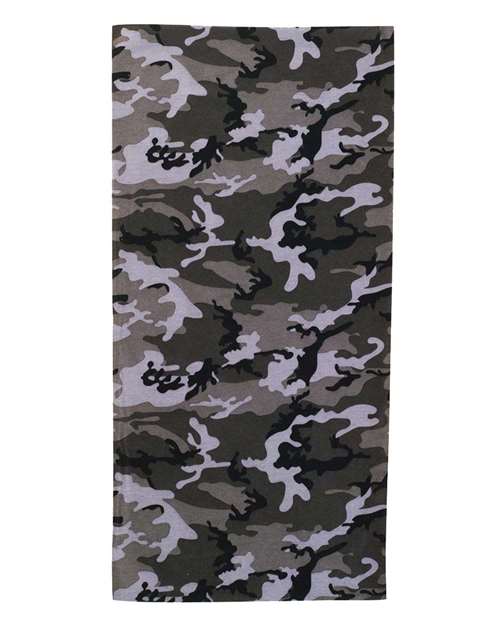 Valucap VC20 ValuMask Polyester Neck Gaiter in Grey Camo