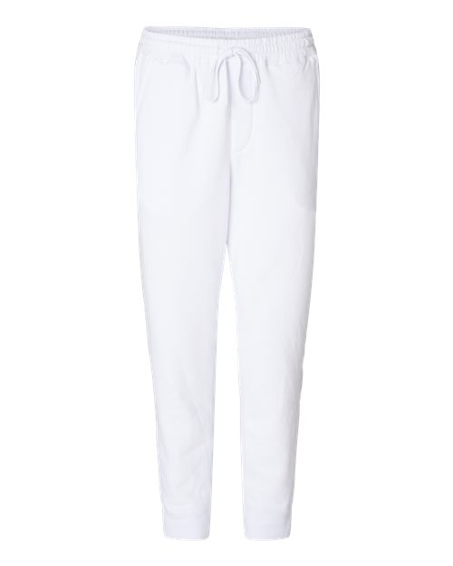 Independent Trading Co. IND20PNT Men's Midweight Fleece Sweatpants in White