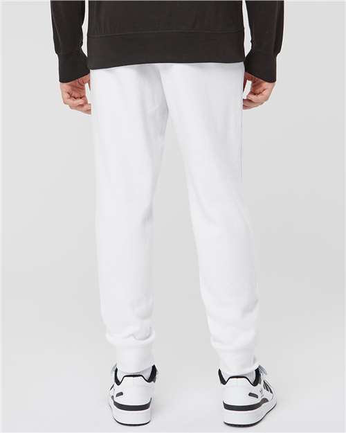 Independent Trading Co. IND20PNT Men's Midweight Fleece Sweatpants in White