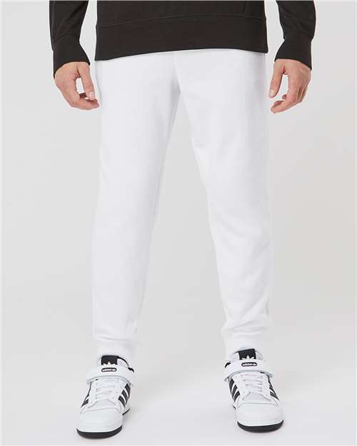 Independent Trading Co. IND20PNT Men's Midweight Fleece Sweatpants in White