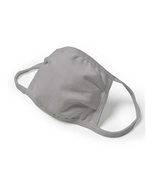Hanes BMSKKR Youth X-Temp 2-Ply Face Mask in Concrete Grey