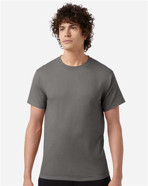 Champion T425 Unisex Classic T-Shirt in Stone Grey