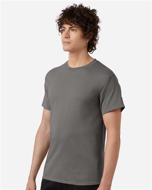 Champion T425 Unisex Classic T-Shirt in Stone Grey