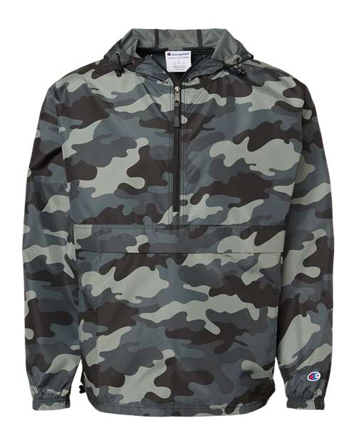 Champion CO200 Unisex Packable Anorak Jacket in Concrete Camo