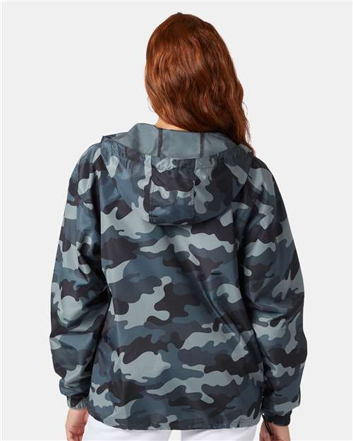 Champion CO200 Unisex Packable Anorak Jacket in Concrete Camo