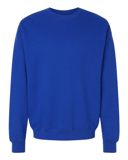 Hanes RS160 Unisex Perfect Sweats Crewneck Sweatshirt in Deep Royal