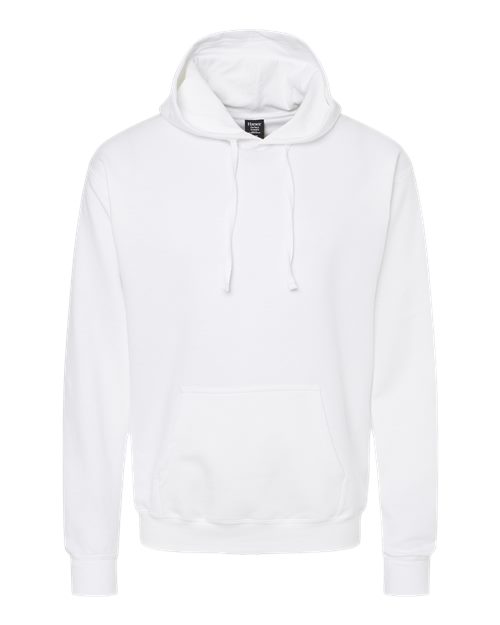 Hanes RS170 Unisex Perfect Sweats Hooded Sweatshirt in White