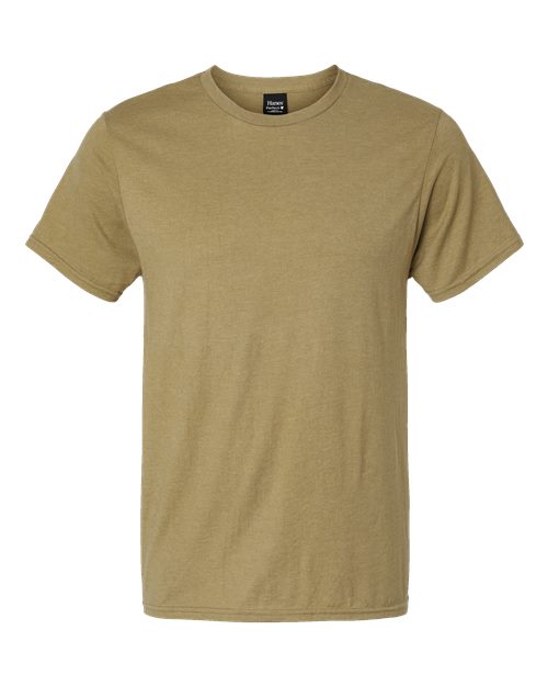 Hanes 4980 Unisex Perfect-T T-Shirt in Brown Sugar Heather
