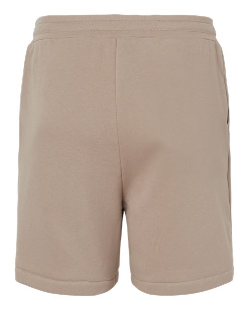 BELLA + CANVAS 3724 Unisex Sponge Fleece Shorts in Tan