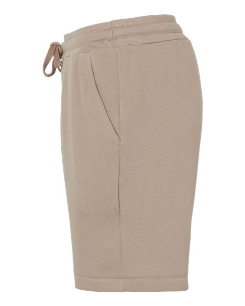BELLA + CANVAS 3724 Unisex Sponge Fleece Shorts in Tan